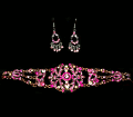 Jeweled Choker - Pink